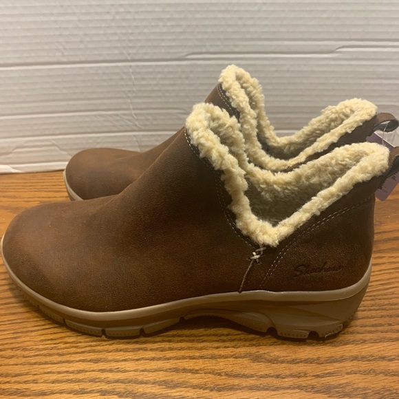 NEW Vegan Easy going  Buried Treasure Skechers Relaxed Fit Ankle Boots size9.5 - Picture 5 of 10
